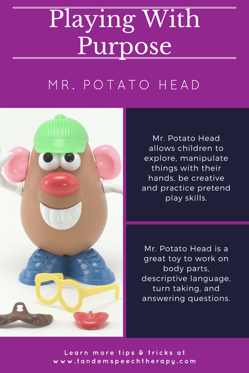 Mr. & Mrs. Potato Head In Speech Therapy - thedabblingspeechie