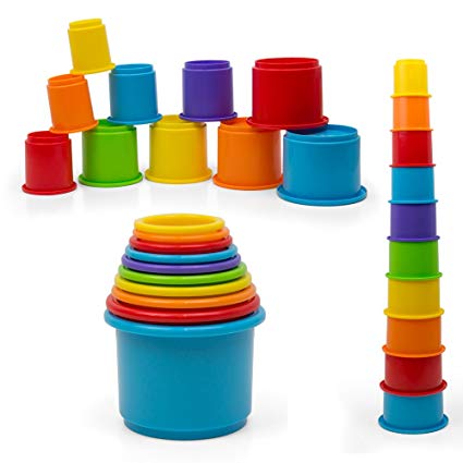 Simple Stacking Cups Activity for Toddlers  Toddler activities, Business  for kids, Quiet toddler activities