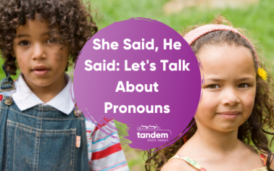 She Said, He Said: Let’s Talk About Pronouns