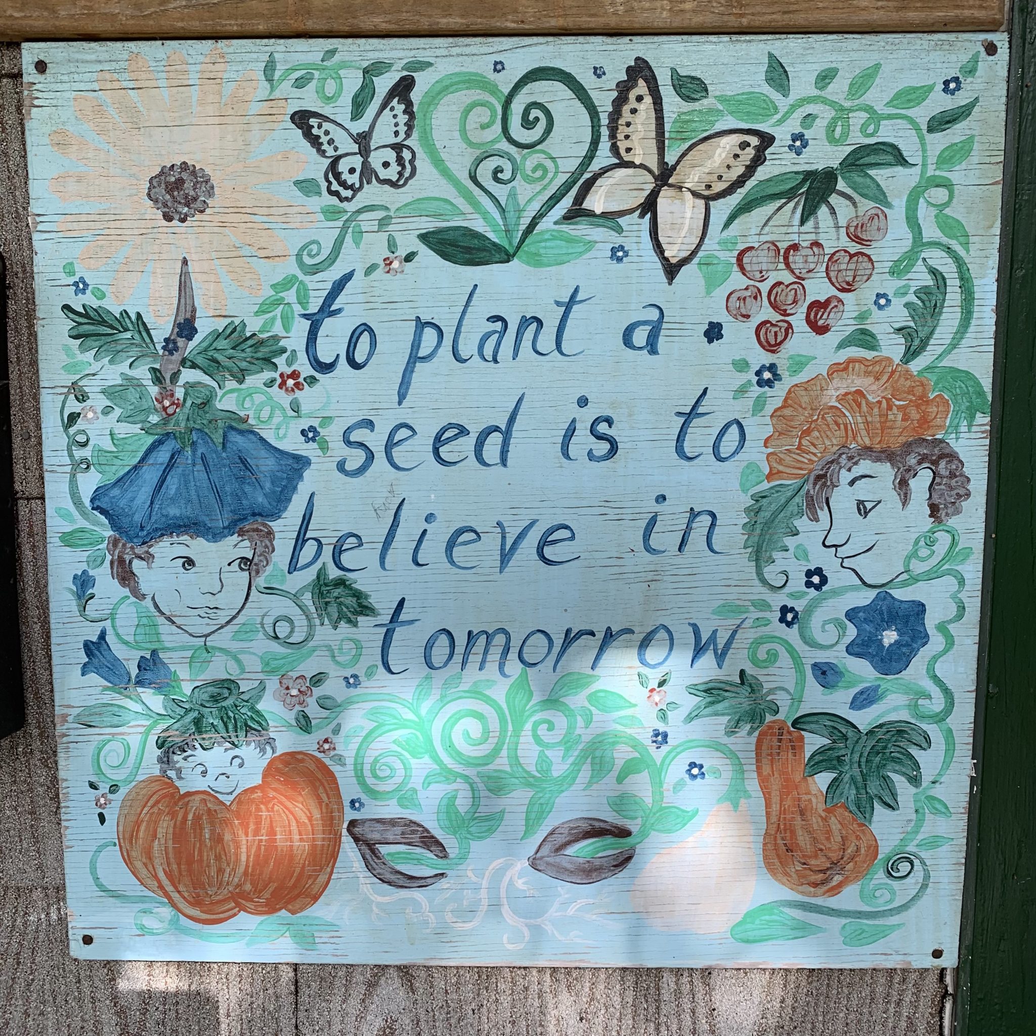 playing with purpose in the garden